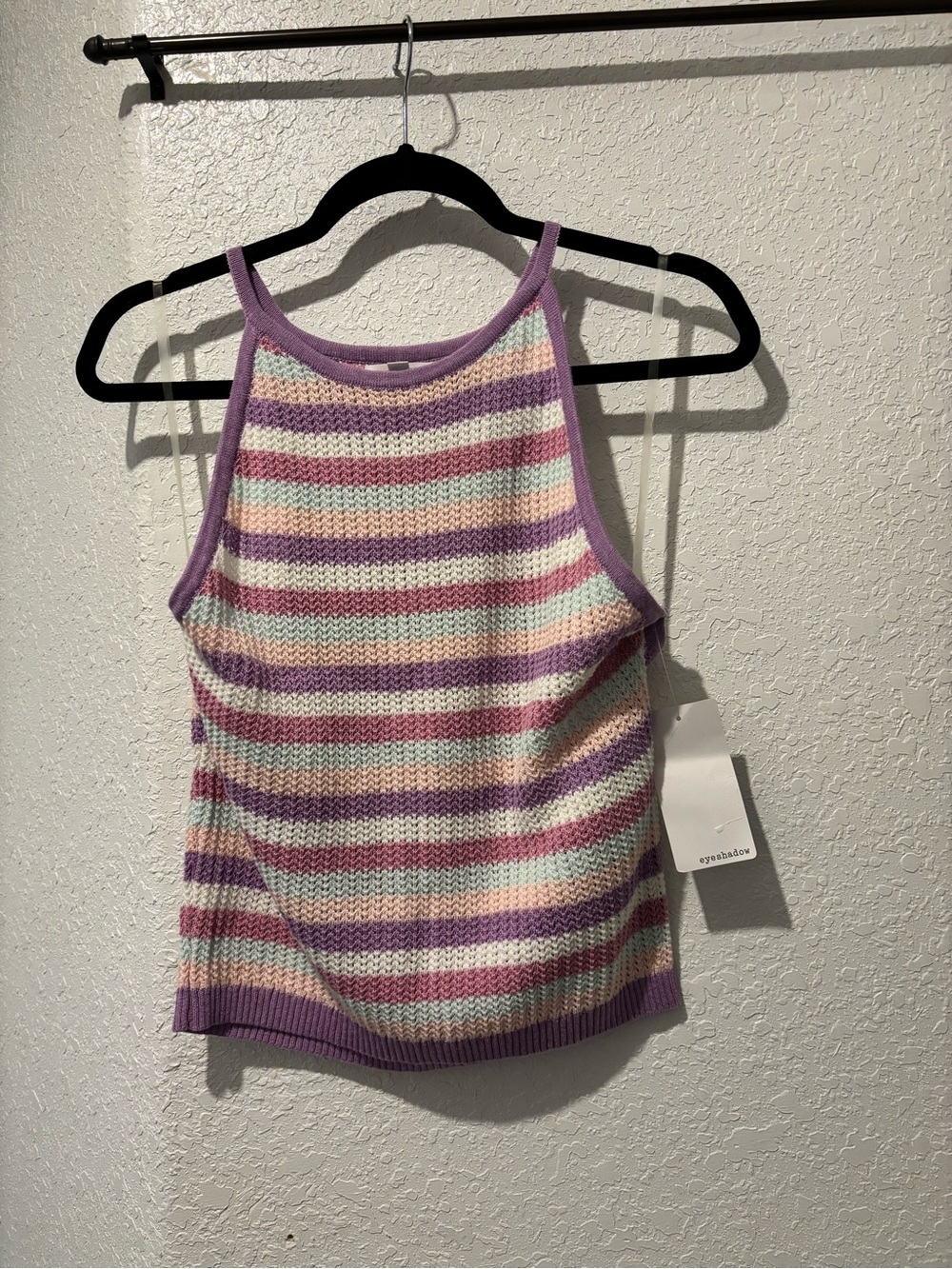 NWT Eyeshadow Knit Halter Tank Top - XL